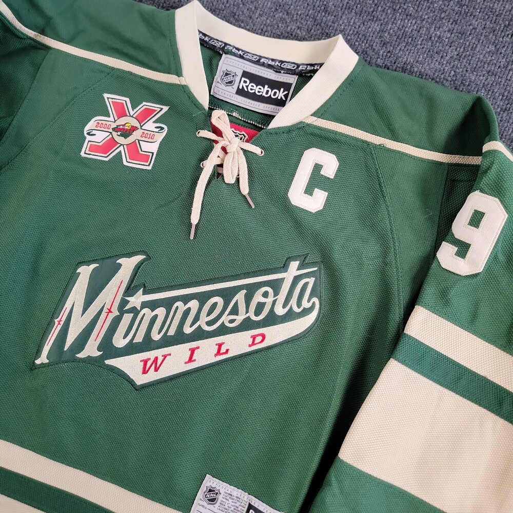 Reebok Minnesota Wild Koivu 9 NHL Hockey Jersey Youth L/XL Green Fan Apparel